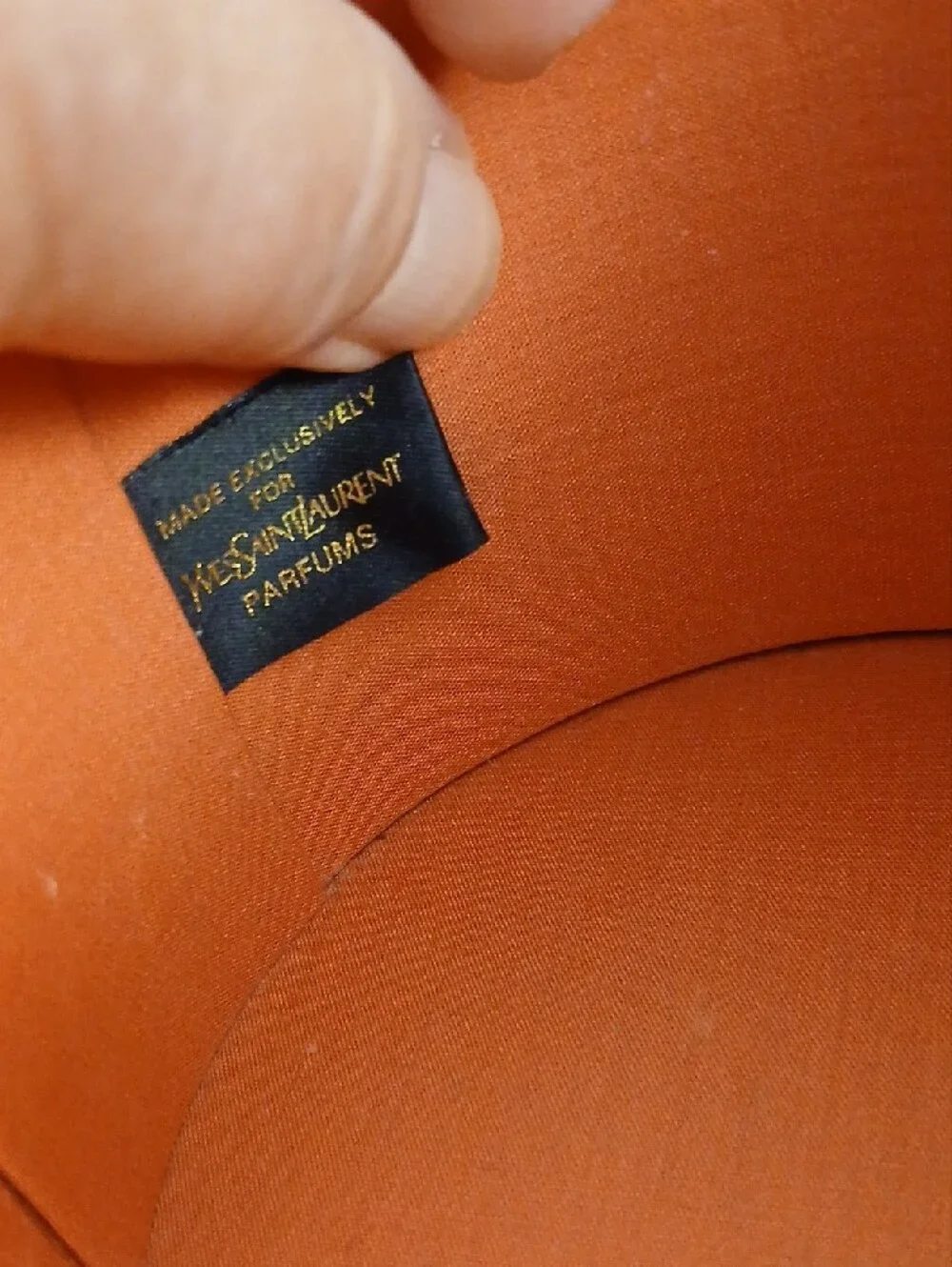Yves Saint Laurent Parfums Lidded Bag/clutch/wrislet- Repurpose For?